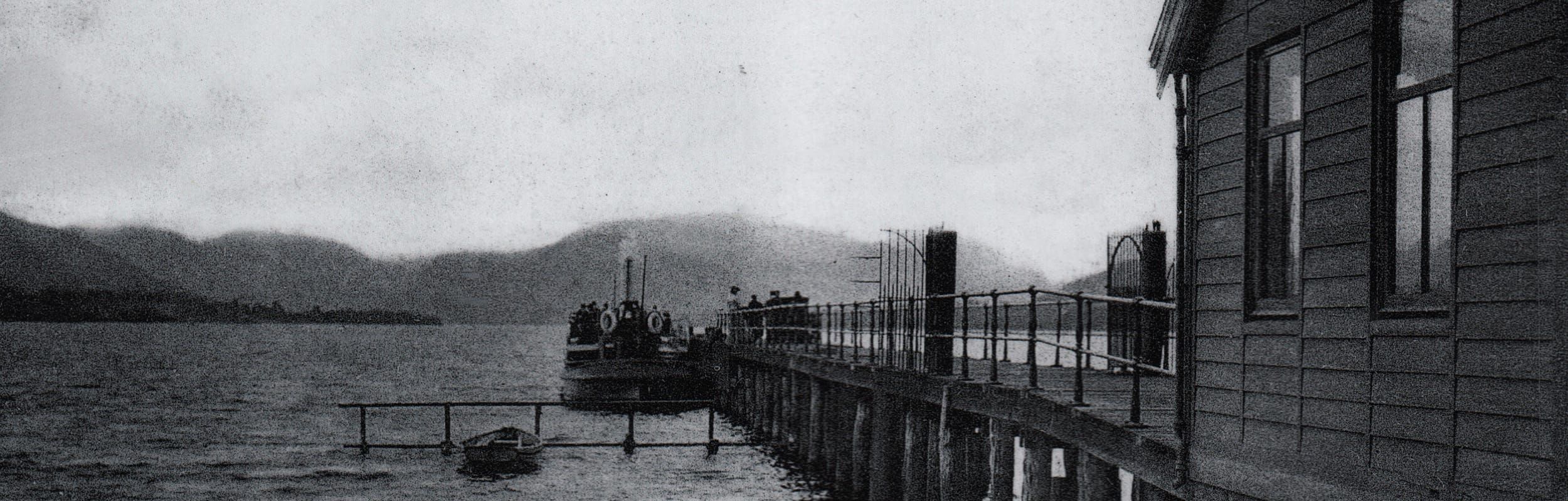 Historic photo of Pooley Bridge pier