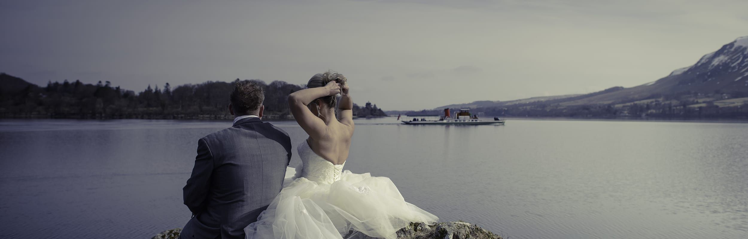 Wedding in the Lake District with Ullswater 'Steamer' M.Y. Lady of the Lake