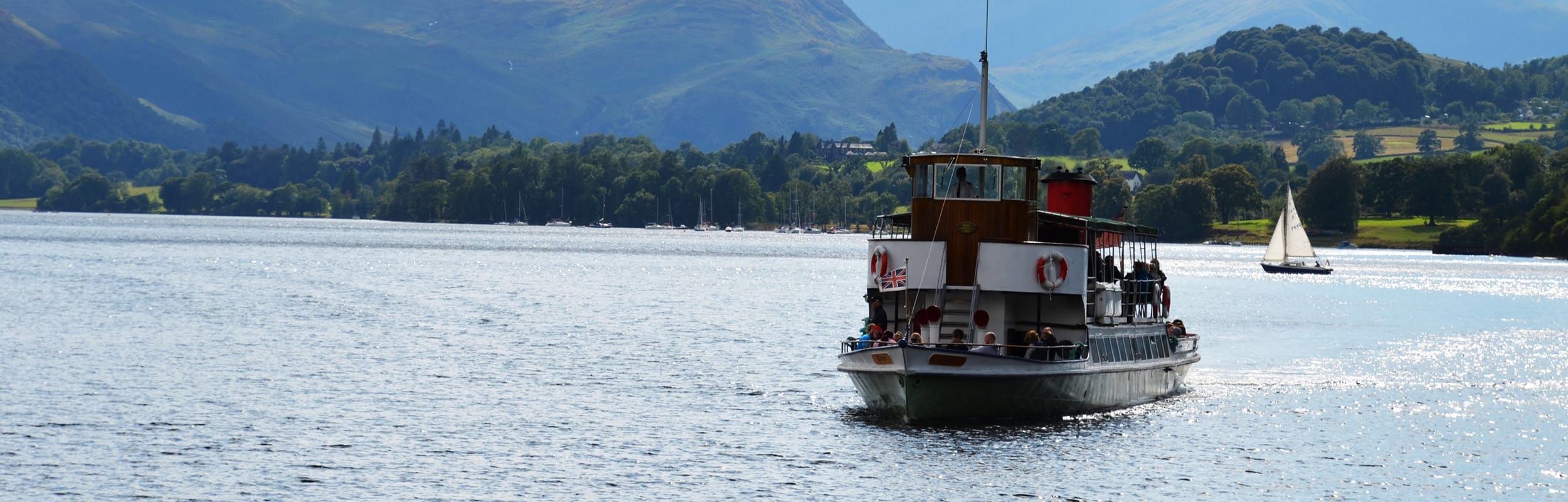 Ullswater 'Steamer' sailing on Ullswater 