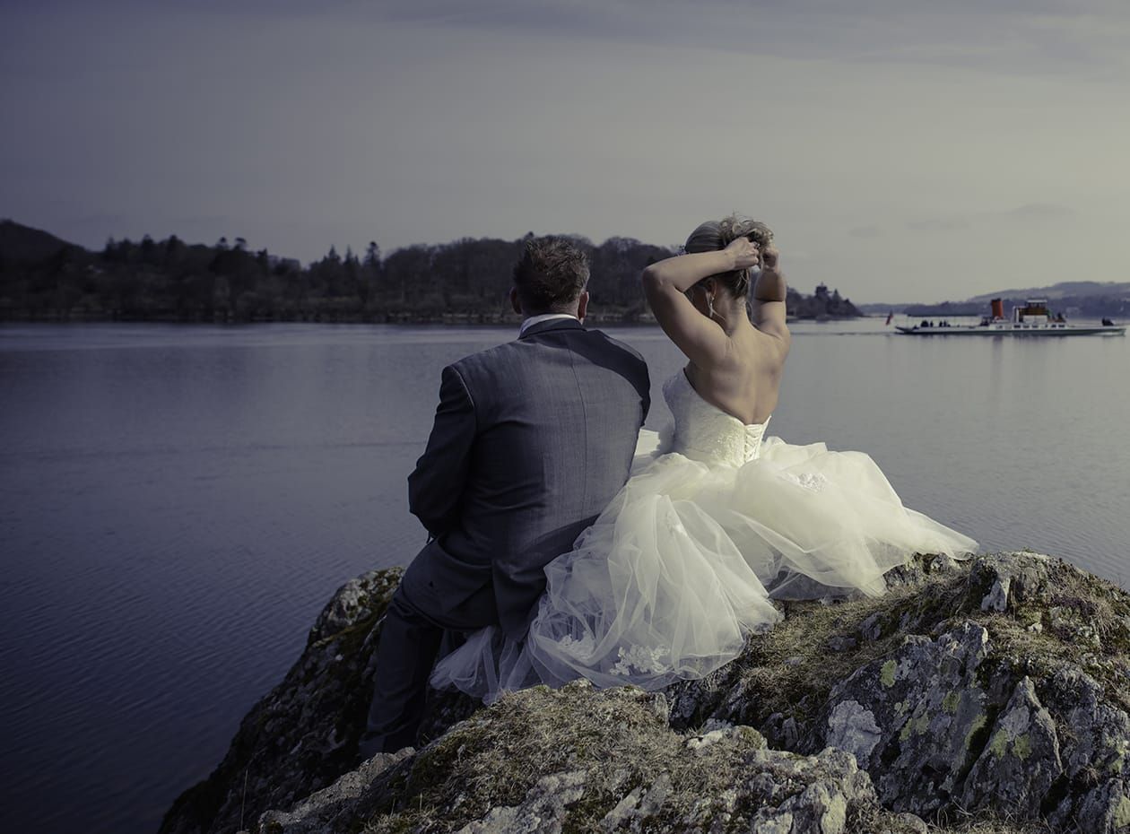Wedding day at Ullswater 'Steamers'