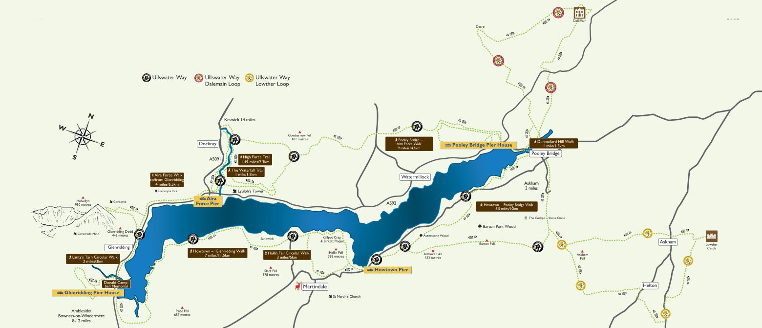 Ullswater Way Map