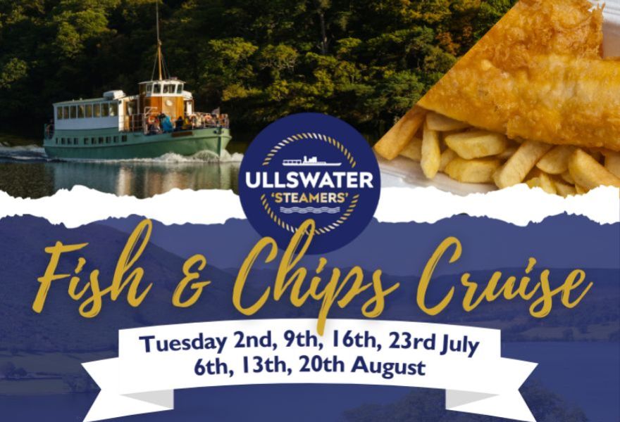 Fish & chip supper cruises from Pooley Bridge 