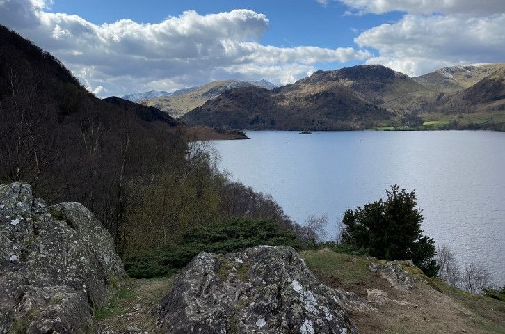 View from the Ullswater Way towards Glenridding