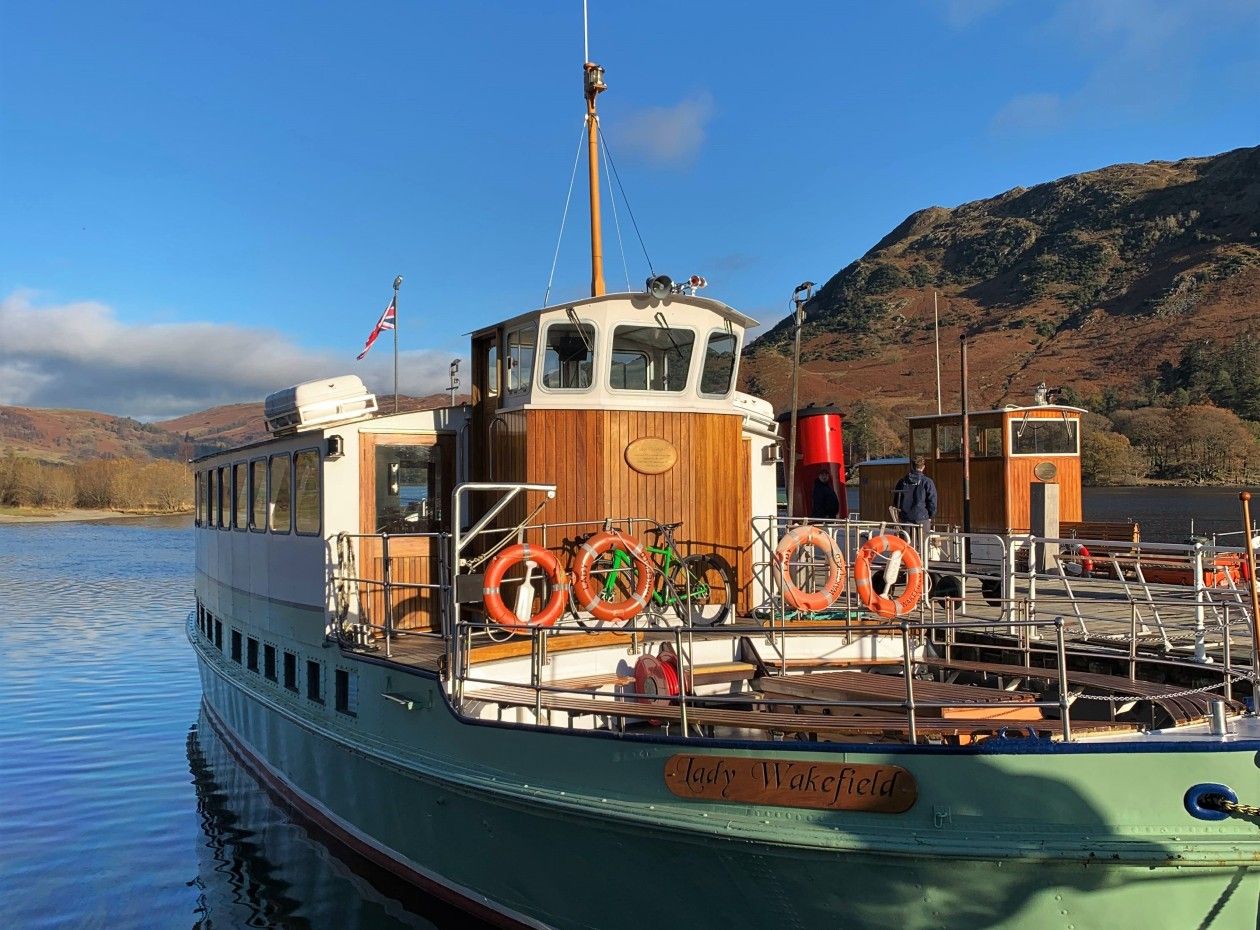 M.V. Lady Wakefield at Glenridding pier