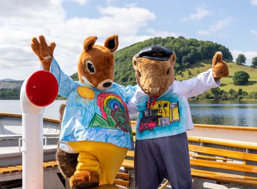 Lake District attractions reveal new mascot costumes